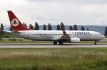 Turkish Airlines, TC-JGY, Boeing, B737-8F2, 02.08.2009, BSL, Basel, Switzerland     