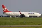 Turkish Airlines, TC-JHF, Boeing, B737-8F2, 17.08.2009, DUS, Duesseldorf, Germany       