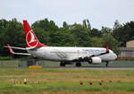 Turkiah Airlines, Boeing B 737-8F2, TC-JFU, TXL, 20.06.2020