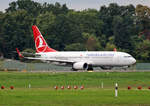 Turkish Airlines, Boeing B 737-8F2, TC-JHB, TXL, 11.10.2020