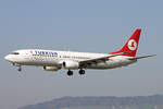 Turkish Airlines, TC-JFK, Boeing B737-8F2, msn:	29773/259,  Zonguldak , 22.April 2005, ZRH Zürich, Switzerland.