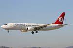 Turkish Airlines, TC-JGC, Boeing B737-8F2, msn:	29787/771,  Denizli , 16.März 2005, ZRH Zürich, Switzerland.