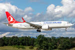 Turkish Airlines, TC-JCE, Boeing, B737-8MAX, 07.07.2021, BSL, Basel, Switzerland