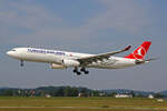 Turkish Airlines, TC-JNP, Airbus A330-343X, msn: 1307,  Gökçeada , 12.Juni 2021, ZRH Zürich, Switzerland.