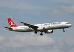 Turkish Airlines, Airbus A 321-231, TC-JRK, BER, 11.07.2021