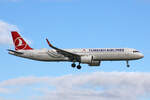 Turkish Airlines, TC-LTG, Airbus A321-271NX, msn: 10375, 22.Oktober 2021, ZRH Zürich, Switzerland.
