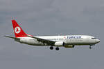 Turkish Airlines, TC-JGN, Boeing B737-8F2, msn: 34412/1949,  Bilecik , 12.Oktober 2006, ZRH Zürich, Switzerland.