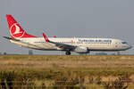 Turkish Airlines, TC-JVI, Boeing, B737-8F2, 10.10.2021, CDG, Paris, France