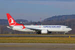 Turkish Airlines, TC-LCU, Boeing 737-8MAX, msn: 60068/7996, 16.Januar 2022, ZRH Zürich, Switzerland.