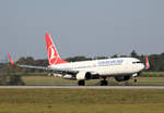 Turkish Airlines, Boeing B 737-9K2, TC-JYN, BER, 09.10.2021