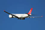 Turkish Airlines, Airbus A 330-343, TC-JNN, BER, 08.03.2022