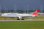 Turkish Airlines, TC-JOD, Airbus A330-303, msn: 1529,  Malazgirt , 10.September 2022, MUC München, Germany.
