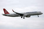 Turkish Airlines, TC-JTP, Airbus A321-231, msn: 7516,  Canakkale , 19.April 2023, ZRH Zürich, Switzerland.