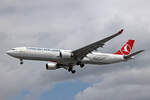Turkish Airlines, TC-JOI, Airbus A330-303, msn: 1629,  Kızılcahamam , 03.Juli 2023, LHR London Heathrow, United Kingdom.
