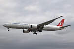 THY Turkish Airlines, TC-LKB, Boeing B777-36NER, msn: 41819/1197, 04.Juli 2023, LHR London Heathrow, United Kingdom.