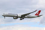 THY Turkish Airlines, TC-LGE, Airbus A350-941, msn: 454, 05.Juli 2023, LHR London Heathrow, United Kingdom.