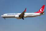 Turkish Airlines, TC-JYB, Boeing, B737-9F2-ER, 25.06.2023, BRU, Brüssel, Belgien