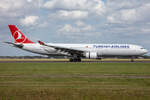 Turkish AIrlines, TC-JOD, Airbus, A330-303, 02.07.2023, AMS, Amsterdam, Niederlande