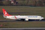 THY Turkish Airlines, TC-JYM, Boeing B737-9F2ER, msn: 42011/5303,  Inceburun , 16.Januar 2024, ZRH Zürich, Switzerland.