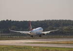 Turkish Airlines, Boeing B 737-8F2, TC-JVY, BER, 21.09.2025