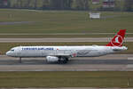 Turkish Airlines, TC-JSD, Airbus A321-231, msn: 5388,  Kız Kulesi , 26.Dezember 2025, ZRH Zürich, Switzerland.