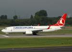 Turkish Airlines, TC-JFU, Boeing 737-800 WL  Elazig  (neue TA-Lackierng), 2010.09.22, DUS-EDDL, Düsseldorf, Germany     