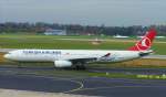 Turkish Airlines A330-300 At the way to the Gate. TC-JNK 29.10.2011