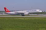 Turkish Airlines, TC-JSC  Arnavutky , A 321-231 bei der Landung in MUC aus Istanbul (IST) 15.05.2013