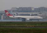 Turkish Airlines A 330-203 TC-JNE bei der Ankunft in Frankfurt am 11.06.2013