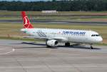 Turkish Airlines A 321-231 TC-JSH bei der Ankunft in Berlin-Tegel am 06.07.2013