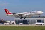 TC-JDM  Izmir  / Turkish Airlines / A340-311 vor der Landung in MUC aus Istanbul (IST) 19.07.2014