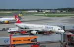 Ein Airbus A 321-231 der Turkish Airlines, TC-JRI, Hamburg-Airport am 19.07.14