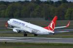 TC-JGP Turkish Airlines Boeing 737-8F2(WL)  in Tegel gestartet  29.04.2015