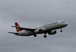 Turkish Airlines A 321-231 TC-JRV bei der Landung in Berlin-Tegel am 29.11.2015