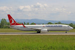 Turkish Airlines, TC-JYA, Boeing 737-9F2ER,  Selcuk , 18.Mai 2016, BSL Basel, Switzerland.