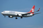 Turkish Airlines Boeing B737-8F2(WL) TC-JFV, cn(MSN): 29782,
Frankfurt Rhein-Main International, 26.05.2016.
