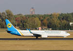 Ukraine International, Boeing B 737-9KV(ER), UR-PSI, TXL, 11.10.2018