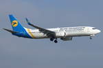 Ukraine International Airlines, Boeing B737-86N(WL), cn(MSN): 36820,
Zürich-Kloten Airport, 25.01.2019.