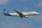 UR-EME / Ukraine Int'l. Airlines / ERJ 190LR im Landeanflug in MUC aus Kiev (KBP) 23.07.2013