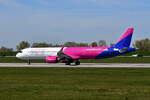 D-AVZM , WIZZ Air , Airbus A321-271NX , HA-LDF , Hamburg-Finkenwerder , 08.04.2026 ,