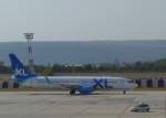 Eine B737-800 (F-HJUL) von XL Airways France ist soben aus Paris kommend in Varna gelandet.