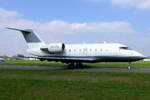 Air Independence OE-ITH Bombardier CL-600 Challenger 604 at Antwerp Airport.