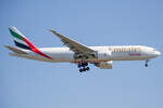 Emirates Cargo, A6-EFI, Boeing, B777-F1H, 24.06.2023, BRU, Brüssel, Belgien