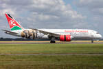 Kenya Airways, 5Y-KZD, Boeing, B787-8, 02.07.2023, AMS, Amsterdam, Niederlande