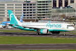 Flynas Airbus A320-251N HZ-NS62 beim Start in Brüssel 18.3.2026