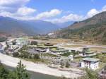 Der Airport Paro (PBH) im Knigreich Bhutan am 22.10.2012.Paro wird nur von der Royal Bhutan Airlines DRUK AIR angeflogen,da der Anflug durch die Berge sehr anspruchsvoll ist.DRUK AIR hat eine Flotte