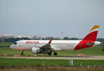 Iberia, Airbus A 320-251N, EC-NJY, BER, 26.09.2021