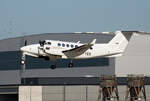 Private  B-200GT Super King Air, LX-YES, BER, 02.10.2021