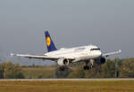 Lufthansa, Airbus A 319-114, D-AILY  Schweinfurt , BER, 09.10.2021
