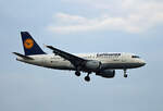 Lufthansa, Airbus A 319-1114, D-AILA  Frankfurt/Oder , BER, 14.11.2021